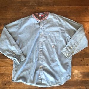Men’s Vintage 90s Tommy Hilfiger Chambray Top SzXL